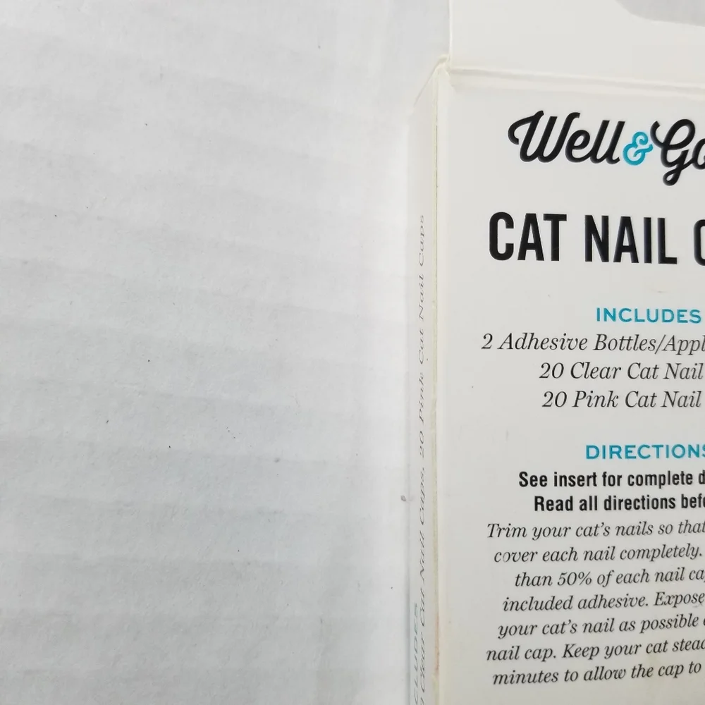 NEW IN BOX WELL AND GOOD CAT NAIL CAPS